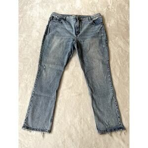 Abercrombie and Fifch The 90s Skinny High Rise Womens Blue Jeans Size 35/20r